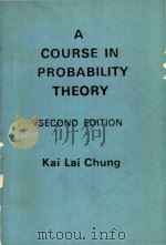 A course in probability theory Second Edition（1974 PDF版）