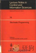 Stochastic programming   1986  PDF电子版封面  0387160442  Archetti;Francesco; Di Pillo;G 