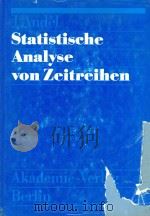 Statistische Analyse von Zeitreihen   1984  PDF电子版封面    Anděl;Jií. 