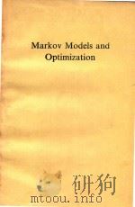 Markov models and optimization（1993 PDF版）