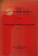 On Stochastic Differential Equations   1967  PDF电子版封面  0821812041  Kiyosi Ito 