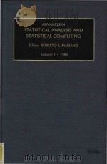 Advances in Statistical Analysis and Statistical Computing Theory and Applications Volume 1·1986（1986 PDF版）