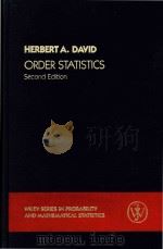 Order statistics Second Edition   1981  PDF电子版封面  0471027235  H.A.David 