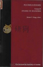 Studies in statistics   1978  PDF电子版封面  0883851199  Hogg;Robert V.;Graham;Jack E. 