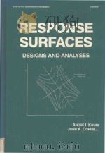Response surfaces:designs and analyses   1987  PDF电子版封面  0824776534  Khuri;André I.;Cornell;John A. 