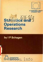 Statistics and operations research（1981 PDF版）