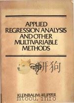 Applied regression analysis and other multivariable methods（1978 PDF版）