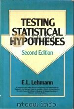 Testing statistical hypotheses Second Edition   1986  PDF电子版封面  0471840831  E.L.Lehmann 