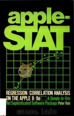 APPLESTAT: regression/correlation analysis on the Apple II/IIe（1984 PDF版）