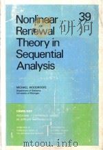 Nonlinear renewal theory in sequential analysis [electronic resource]（1982 PDF版）