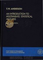An introduction to multivariate statistical analysis Second Edition   1984  PDF电子版封面  0471889873  T.W.Anderson 