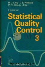 Frontiers in statistical quality control 3（1987 PDF版）