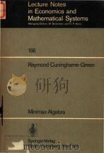 Minimax algebra   1979  PDF电子版封面  0387091130  Raymond Cuninghame-Green 