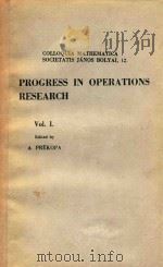 Progress in Operations Research Volume.I（1976 PDF版）