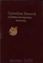 Operations research applications and algorithms Second Edition   1991  PDF电子版封面  0534924956   