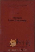 Stochastic linear programming   1976  PDF电子版封面  0387074910  Kall;Peter. 