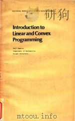 Introduction to linear and convex programming（1985 PDF版）