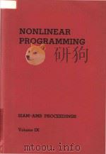 Nonlinear programming Volume IX   1976  PDF电子版封面  0821813293   