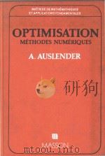 Optimisation méthodes numériques   1976  PDF电子版封面  2225429006  A.Auslender 