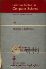 Large sparse numerical optimization   1984  PDF电子版封面  0387129146  Coleman;Thomas F. 