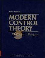 Modern control theory Third Edition（1991 PDF版）
