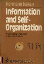 Information and self-organization : a macroscopic approach to complex systems（1988 PDF版）