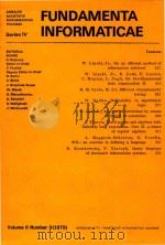Fundamenta Informaticae Volume ll Number 3   1979  PDF电子版封面  8301013878  H.Rasiowa; Z.Pawlak; W.Bartol; 