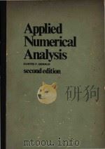Applied Numerical Analysis Second Edition   1970  PDF电子版封面  0201026961   