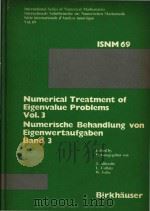 Numerical treatment of eigenvalue problems Vol.3 = Numerische Behandlung von Eigenwertaufgaben Band   1979  PDF电子版封面  3764316055  J.Albrecht 