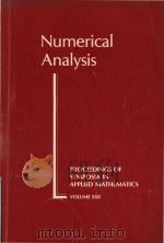 Numerical analysis   1979  PDF电子版封面  0821801228  Gene H.Golub; Joseph Oliger; A 