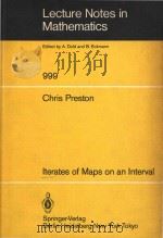 Iterates of maps on an interval   1983  PDF电子版封面  0387123229  Preston;Christopher J. 