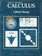 Instructor's Manual for Calculus   1986  PDF电子版封面  0961408839  Gilbert Strang 