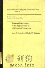 Product integration with applications to differential equations   1979  PDF电子版封面  0201135094  John D.Dollard; Charles N.Frie 