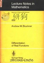 Differentiation of real functions   1978  PDF电子版封面  0387089101  Bruckner;Andrew M. 