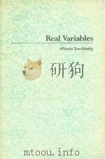Real variables   1988  PDF电子版封面  020115675X   
