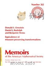 Equivalence of measure preserving transformations   1982  PDF电子版封面  0821822624   