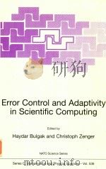 Error control and adaptivity in scientific computing（1999 PDF版）