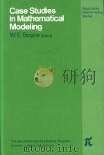 Case studies in mathematical modeling（1981 PDF版）