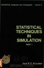 Statistical Techniques in Simulation Part l   1974  PDF电子版封面  0824772202   