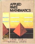 Applied finite mathematics Third Edition   1982  PDF电子版封面  0120595664  Howard Anton; Bernard Kolman 