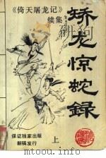 《倚天屠龙记》续集  矫龙惊蛇录  下   1991  PDF电子版封面  7222008187  沧浪客 