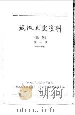 武汉文史资料  第1辑  下（ PDF版）