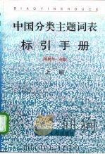 《中国分类主题词表》标引手册  下   1998  PDF电子版封面  7501314578  陈树年 
