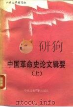 中国革命史论文辑要  下   1987.08  PDF电子版封面  7800230023  山东大学编写组 