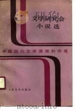 文学研究会小说选  中国现代文学流派创作选  下   1991  PDF电子版封面     