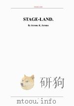 STAGE-LAND.舞台     PDF电子版封面     