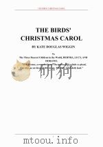 鸟儿的圣诞颂歌     PDF电子版封面     