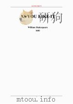 as_you_like_it(皆大欢喜)（1999 PDF版）