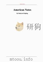 American_Notes(美国札记)（1983 PDF版）