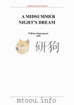 a_midsummer_night‘s_dream(仲夏夜之梦)   1999  PDF电子版封面    莎士比亚  Shakespeare 